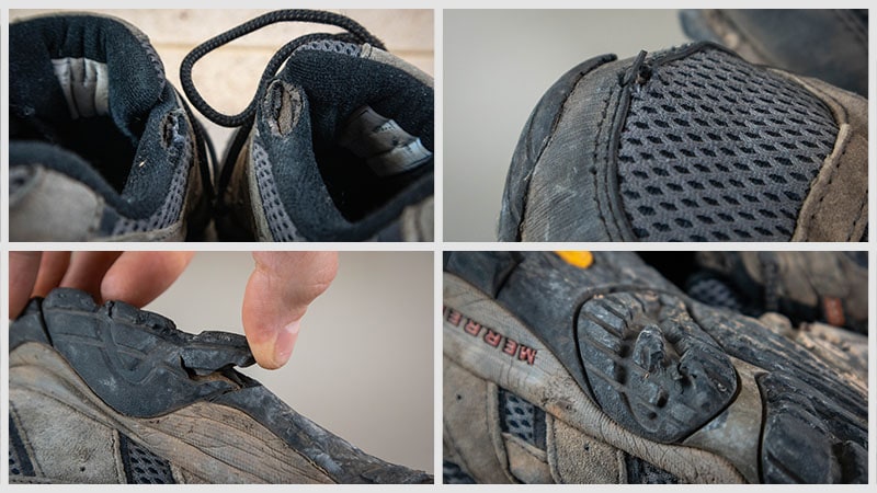 merrell moab 2 vent defects from 9 months wear